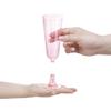 bUCLA 60 Pack Pink Plastic Champagne Flutes Disposable - 5 OZ Plastic Champagne Glasses - Fancy Champagne Cups - Ideal for Party view 4
