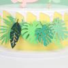 12 Pcs Dinosaur First Birthday Cake Toppers Green Leaf Sequins Golden One Cupcake Toppers Banner Glitter 1st Happy Birthday Dessert Cake Decorations for Baby Shower Celebration Party Supplies Favors view 4