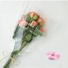 ALL SPECIAL 50 Transparent Bouquet Wrapping Bags for Valentine's Day, Mother's Day, Rose Packaging Cellophane Bags, Florist Floral Arrangement Wrap Paper for Party Birthdays Weddings view 1