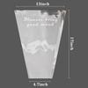 ALL SPECIAL 50 Transparent Bouquet Wrapping Bags for Valentine's Day, Mother's Day, Rose Packaging Cellophane Bags, Florist Floral Arrangement Wrap Paper for Party Birthdays Weddings view 4