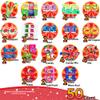 Mexican Candy Variety Pack (50 Count) Non-Spicy, Dulces Mexicanos, Mexican Snacks, with Obleas, Bubulubu, Vero Candy, Mazapan, by Sabores de Mexico view 2