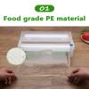 Nuluphu Household Reusable Refillable Plastic Wrap Dispenser with Slide Cutter, Food Wrap Stretch Clear Cling Wrap 12 Inch328 Ft (1Cutting Box + 1 Cling Film) view 2