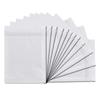 100 Pack Mylar Bags 3.3 x 5.1 Inch Resealable Smell Proof Bags Foil Pouch Flat Bag with Clear Window White view 1