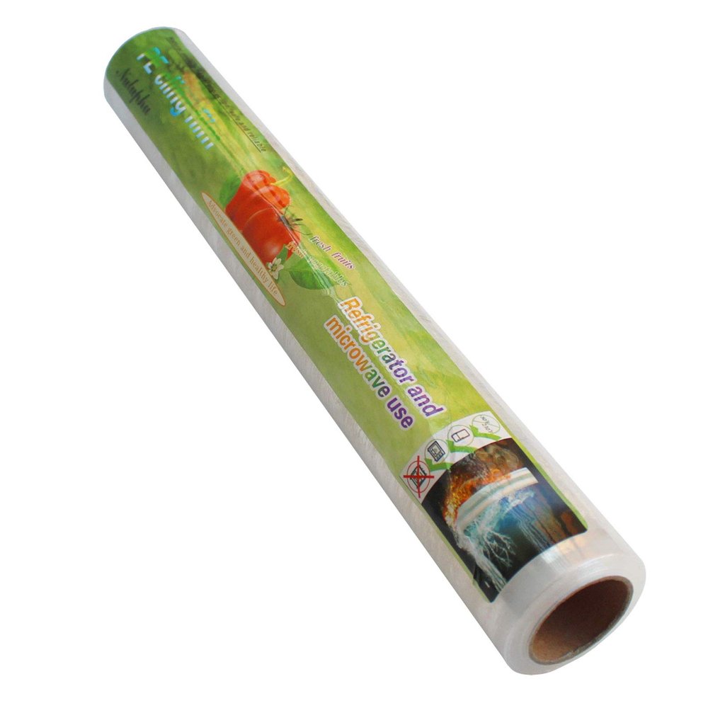 Nuluphu Plastic Cling Wrap Refillable Food Wrap Stretch Clear Cling Wrap 12 Inch328 Ft (Only Cling Wrap)