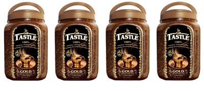 Cafe Tastle Gold Freeze Dried Instant Coffee, 4 Jars of 17.85 oz (71.40 Oz)