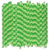 [1000 Count] Green Bamboo Paper Straws for Drinking, 7.75" x 0.24", 100% Biodegradable view 1