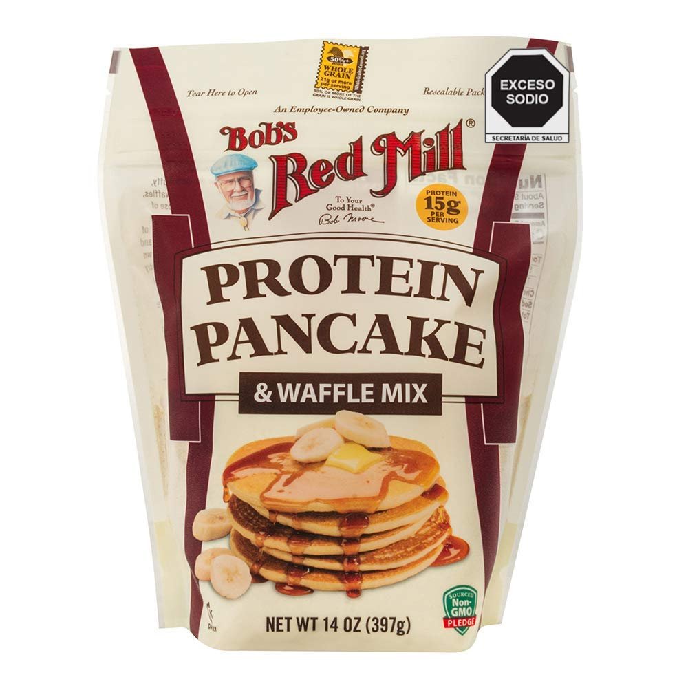 Bob's Red Mill Mill Protein Pancake and Waffle Mix, 14-ounce (Pack of 2)