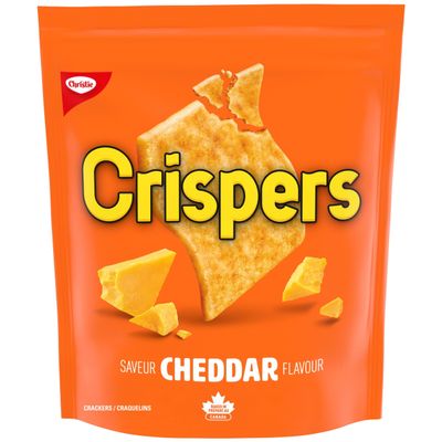 Christie Crispers, Cheddar Crackers, 145g/5.1 Ounce, Bag, Imported from Canada)