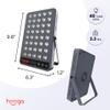 Hooga Red and Near Infrared LED Panel, 660nm & 850nm Light, Built-in Stand and Timer, 40 LED Model  HG200 view 2