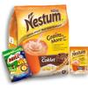 Nestum All Family 3-in-1 Instant Ce'real Milk Drink and 1-Pack Nestle Ce'real Snack Bundle (Milo or Koko Krunch or Honey Star, 30 g) - Low Fat Milk Ce'real Made with Wholemeal Wheat, Rice & Corn Grits, Fortified with Vitamins (Chocolate, 14 Sachets) view 1
