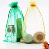 100Pcs Bags, 20X30 cm Mesh Gift Bags Drawstring Jewelry Pouches for Christmas Wedding(Random Color) view 2