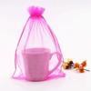 100Pcs Bags, 20X30 cm Mesh Gift Bags Drawstring Jewelry Pouches for Christmas Wedding(Random Color) view 3