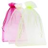 100Pcs Bags, 20X30 cm Mesh Gift Bags Drawstring Jewelry Pouches for Christmas Wedding(Random Color) view 4