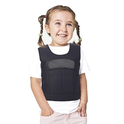 Weighted Vest for Kids(Ages 2-4, Small)  Fully Adjustable Sensory Compression Vest for Children with Autism, ADHD, SPD - Includes 2lb Removable Weights