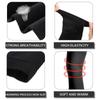 2 Pair Knee Brace Compression Sleeves Knee Support Brace for Meniscus Tear, Lightweight Knee Sleeve for Arthritis Pain Relief, Knee Support for Men and Women for Running, Weight Lifting (Black, Beige) view 3
