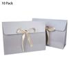 10PCS Envelope Gift Bags with Bow Ribbon Paper Party Favor Bag Bulk Scarf Packaging Box Gift Wrapping Supplies for Wedding Bridesmaid Mothers Day Holiday Birthday Celebration Present view 2