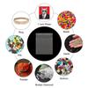 1.5" x 1.5" Mini Clear Cellophane Bags 500pcs Small Adhesive Cello Baggies 2mil Tiny Self Stick OPP Poly Pouch Bags for Photo Beads Seeds Buttons Powder Pills Ring Vitamins Crystals Earrings Coins view 4