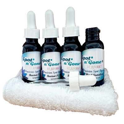 BLEACHSTAIN Precision Carpet Spot Dye Kit | Bleach Stain Repair | Restores Carpet Color on Small Drips and Spots | for Dark Brown, Dark Green
