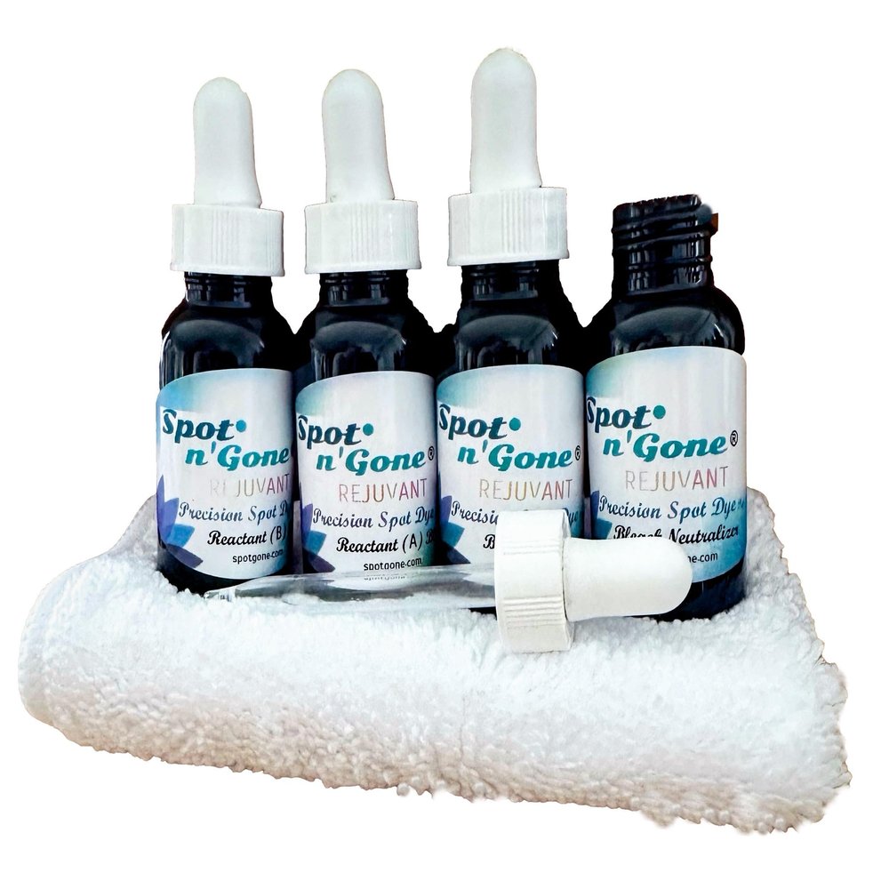 BLEACHSTAIN Precision Carpet Spot Dye Kit | Bleach Stain Repair | Restores Carpet Color on Small Drips and Spots | for Dark Brown, Dark Green