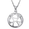 Magnifying Glass NecklaceMagnifying Glass Pendant 3X Vintage Hollow Flower Pendant Reading Accessories Books Lover Glass Pendant Jewelry Magnifying Glass Necklace Handheld Reading Magnifier view 1