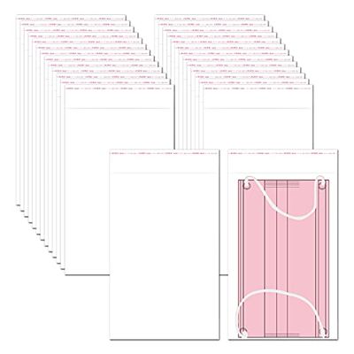 5"x7" 300pcs Self Adhesive Cellophane Bags Small Clear Sealable Plastic Cello Bags Transparent OPP Sealing Bag for A2 A4 A6 Cards Photos Envelopes Prints Bread Snacks Beans Socks