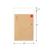 Clear Self Adhesive Cellophane Bags 6x9" Self Stick Cello Baggies 200pcs OPP Poly Glassine Bags 2mil for Cookie Bread Brownie Candies Snacks Beans Cards Crafts Nuts Soap view 2