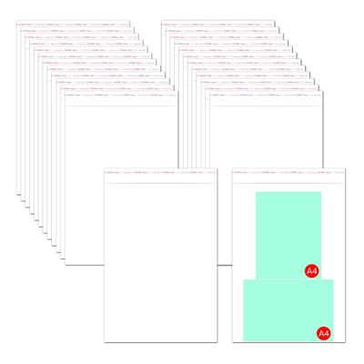Clear Self Stick Cellophane Apparel Bags - 14x20" Large Sealable OPP Poly Clothing Bags 100pcs for Garment Art Prints Documents