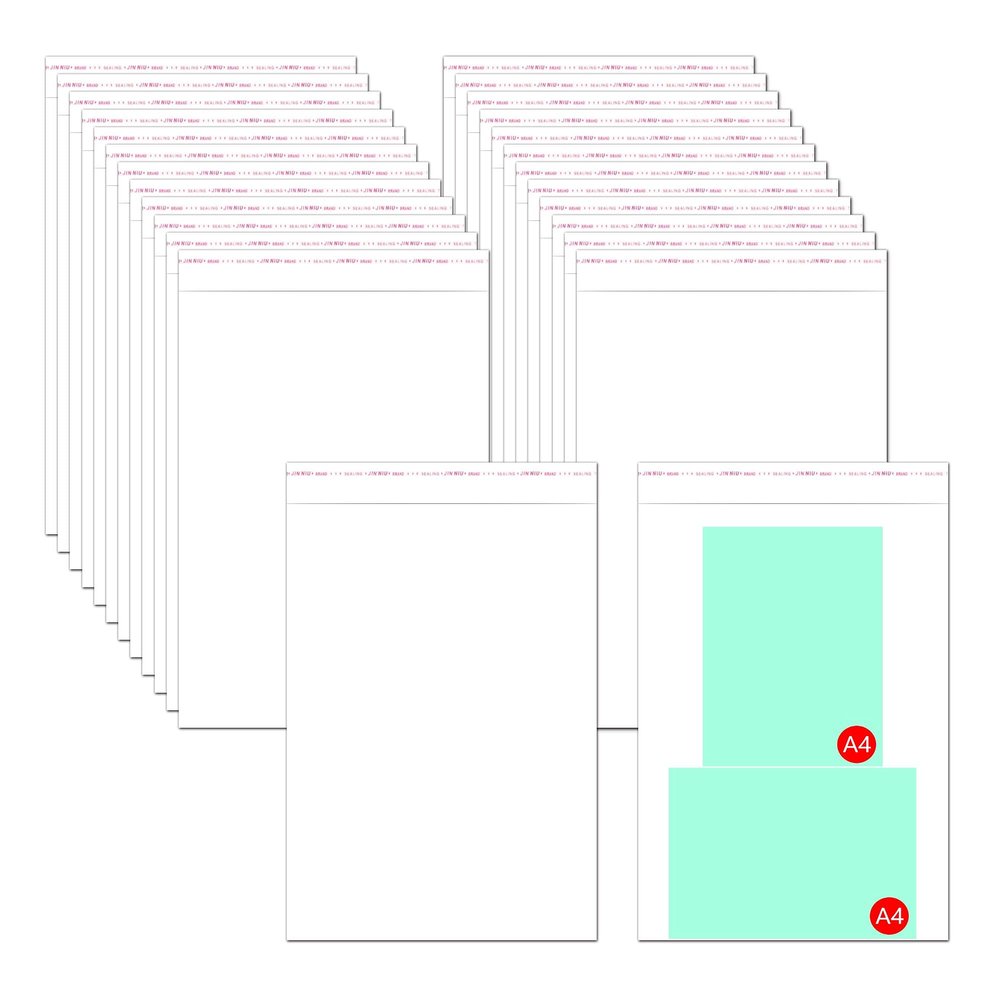 Clear Self Stick Cellophane Apparel Bags - 14x20" Large Sealable OPP Poly Clothing Bags 100pcs for Garment Art Prints Documents
