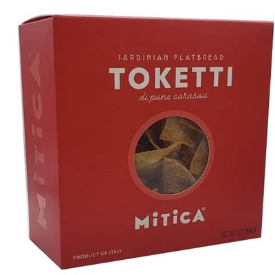 Mitica | IT361 Toketti di Pane Carasau | Sardinian Flatbread | 7oz (198grs) | Pack of 1