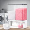 105 Oz Laundry Detergent Dispenser with Nail - Wall Mounted Scent Booster Beads Container, Softener Beads Storage, Rice Dispenser, Dry Food/Solid Grain Organizer view 2