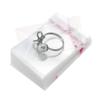 200 Pcs 1.5" x 1.5" Thick Small Clear Resealable Cello Seal Cellophane Bags Self Adhesive Packing Jewelry Bead Necklace Ring Poly Cellophane Bag view 1