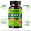 NATURELO Turmeric Curcumin - BioPerine for Better Absorption - Black Pepper, Ginger Root, Curcuminoids - Plant-Based Joint Discomfort Support - 120 Vegan Capsules (Pack of 2) view 2