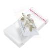 200 Pack 2" x 3" Thick Small Clear Resealable Self Seal Cellophane Plastic Bags Adhesive Cello Poly Bag For Packaging Jewelry Bead Necklace Ring Gift view 1