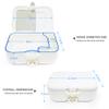 FYZB Denture Travel Case with Built in Mirror and BrushSturdy, Carryon and Leak-Proof Denture Box for Dental Appliances and Retainer view 3