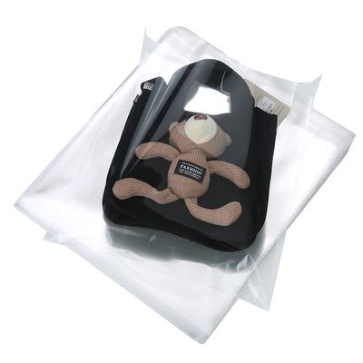 100 Pcs 12" x 12" Thick 1.6 Mil Large Clear Self Sealing Resealable Cellophane Poly Bags Heavy-duty Adhesive Cello Plastic Bags Packaging Clothes T-Shirts Clothing Pants Gift OPP Bag
