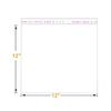 100 Pcs 12" x 12" Thick 1.6 Mil Large Clear Self Sealing Resealable Cellophane Poly Bags Heavy-duty Adhesive Cello Plastic Bags Packaging Clothes T-Shirts Clothing Pants Gift OPP Bag view 2