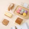 200 Pcs 6" x 6" Thick 1.6 Mil Clear Self Sealing Resealable Cellophane Poly Bags Heavy-duty Adhesive Cello Plastic Bags Packaging Bakery Cookie Candy Candle Soap Card Gift OPP Bag view 3