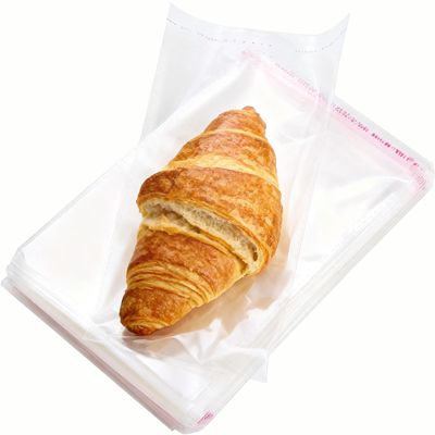 200 Pcs 6" x 9" Thick 1.6 Mil Clear Self Sealing Resealable Cellophane Poly Bags Heavy-duty Adhesive Cello Plastic Bags Packaging Bakery Cookie Candy Candle Soap Prints Photos Card Gift OPP Bag