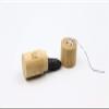 12PCS Biodegradable Bamboo Charcoal Dental Floss with Refillable Bamboo Container Free Refill Natural Candle Wax 30M x 12| Corn and Charcoal FOSS, view 3