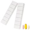 2Pack Weekly Pill Organizer,Extra Large 7 Days Cute Pill Cases Travel Daily Pill Box for Vitamin Medicine Fish Oil, Calcium Tablets Supplements view 1