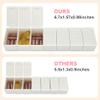 2Pack Weekly Pill Organizer,Extra Large 7 Days Cute Pill Cases Travel Daily Pill Box for Vitamin Medicine Fish Oil, Calcium Tablets Supplements view 2