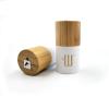 5PCS Biodegradable Bamboo Charcoal Dental Floss with Refillable Bamboo Container Natural Candle Wax | 30M x 12| Corn and Charcoal Floss Environmental Protection view 1