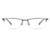 Metal Reading Glasses Bifocal Photochromic Protect Presbyopic Glasses,Business Casual Ultra-light Half Frame Men (gun, 1.25) view 2