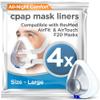 resplabs CPAP Mask Liners - Full Face CPAP Masks sleepliners, AirFit F20 Style Liner, Large - 4 Pack view 1