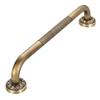 12 Inch Anti Slip Shower Safety Grab Bar, NEWRAIN Antique Brass Bathroom Grab Bar, Knurled Bathroom Balance Bar,Safety Hand Rail Support,Handicap Elderly Injury Senior Assist Bath Handle view 1