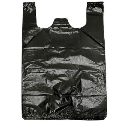 200 Counts Kitchen Garbage Bags and 1.8mil Thick Black Trash Bag with Handles, 14x21.6 Inch 3-4 Gallon Picnic, Kitchen, Daily Use, Bedroom Waste Bin Garbage Bags, Bulk Bags