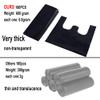 200 Counts Kitchen Garbage Bags and 1.8mil Thick Black Trash Bag with Handles, 14x21.6 Inch 3-4 Gallon Picnic, Kitchen, Daily Use, Bedroom Waste Bin Garbage Bags, Bulk Bags view 2