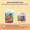 OLLY Kids Multivitamin & Probiotic Gummy, Digestive Support, Vitamins A, D, C, E, B, Zinc, Chewable Supplement, Berry Flavor, 60 day supply - 120 Count view 4