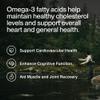 Momentous Omega-3 Fish Oil - High-Potency EPA & DHA Supplement for Men & Women - Supports Heart, Joint, & Brain Health - NSF Certified for Sport - Non-GMO - Gluten-Free - 1,600 mg - 30 Servings view 2