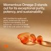 Momentous Omega-3 Fish Oil - High-Potency EPA & DHA Supplement for Men & Women - Supports Heart, Joint, & Brain Health - NSF Certified for Sport - Non-GMO - Gluten-Free - 1,600 mg - 30 Servings view 3